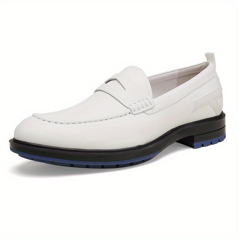 Mens Slip On Formal Shoes Wear Resistant Non Slip Smart Casual Shoes For Business Check Out Today s Deals Now Temu details 0