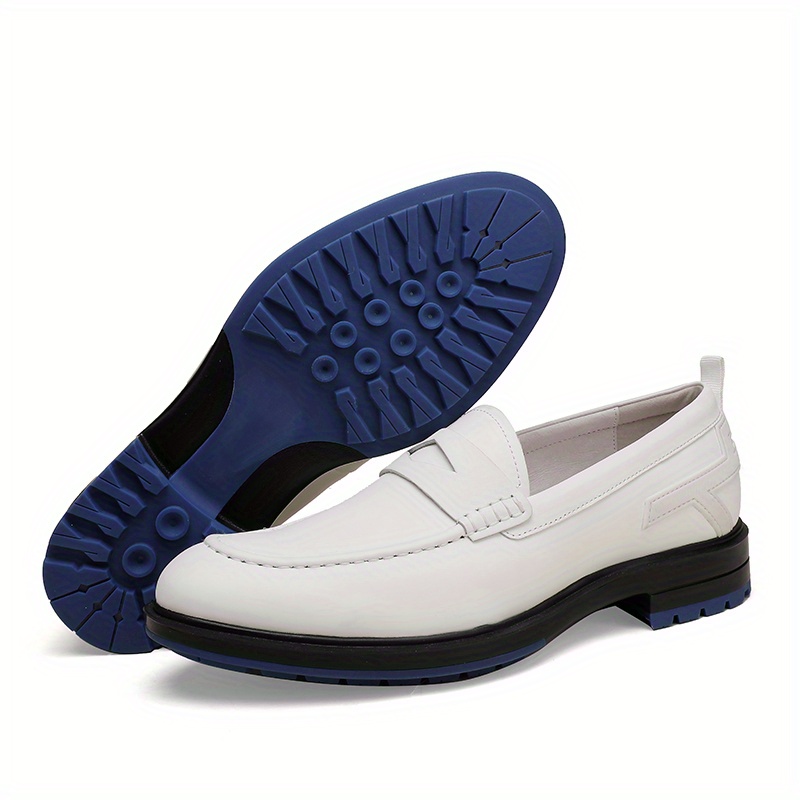 Mens Slip On Formal Shoes Wear Resistant Non Slip Smart Casual Shoes For Business Check Out Today s Deals Now Temu details 7