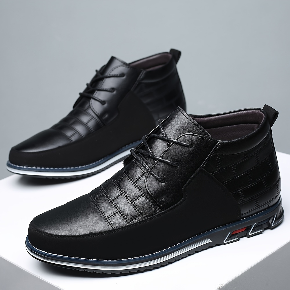 Cosidram Men Casual Loafers Shoes Boots Walking Driving Sneakers Luxury High Top For Male Business Office Dress Outdoor Shop The Latest Trends Temu details 4