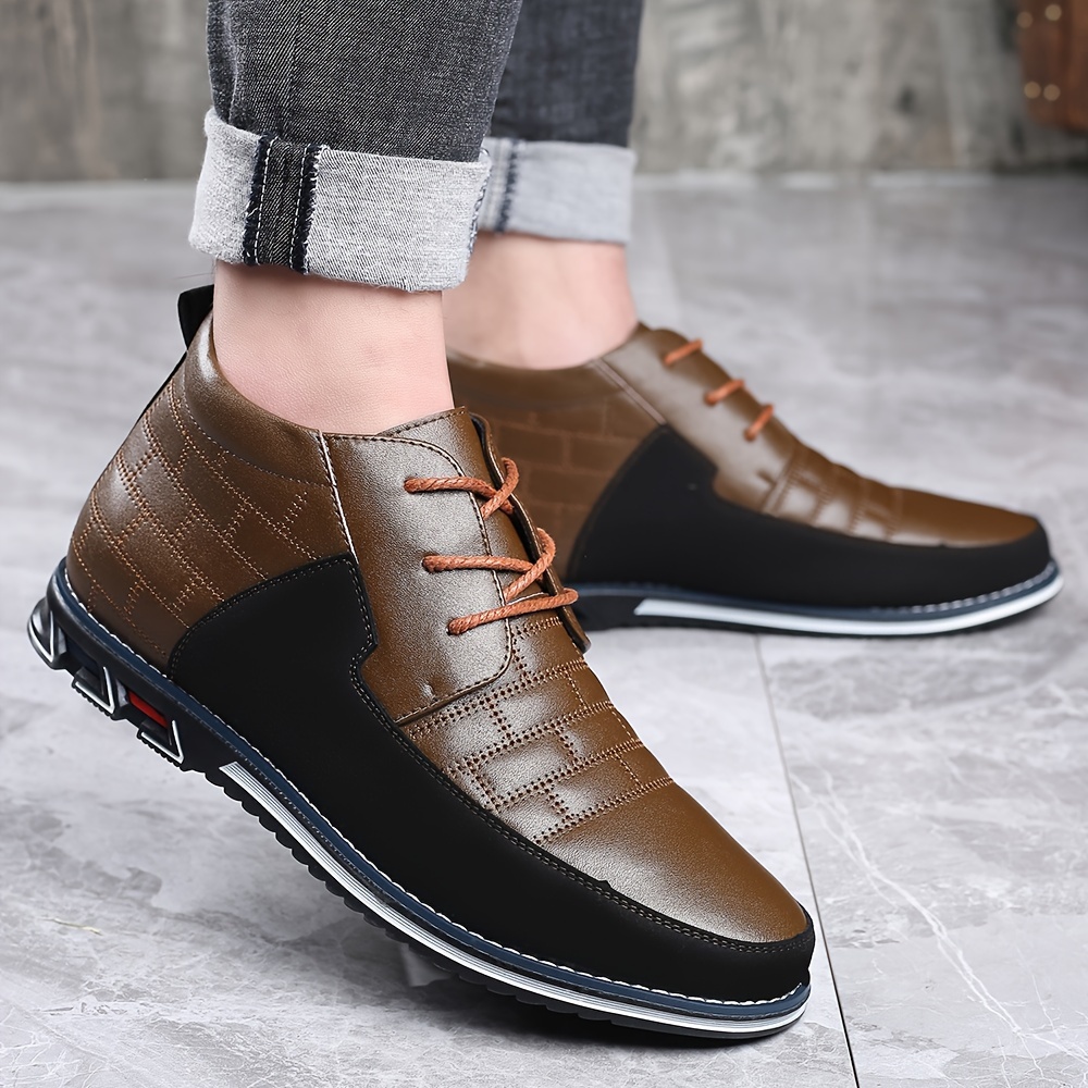 Cosidram Men Casual Loafers Shoes Boots Walking Driving Sneakers Luxury High Top For Male Business Office Dress Outdoor Shop The Latest Trends Temu details 11