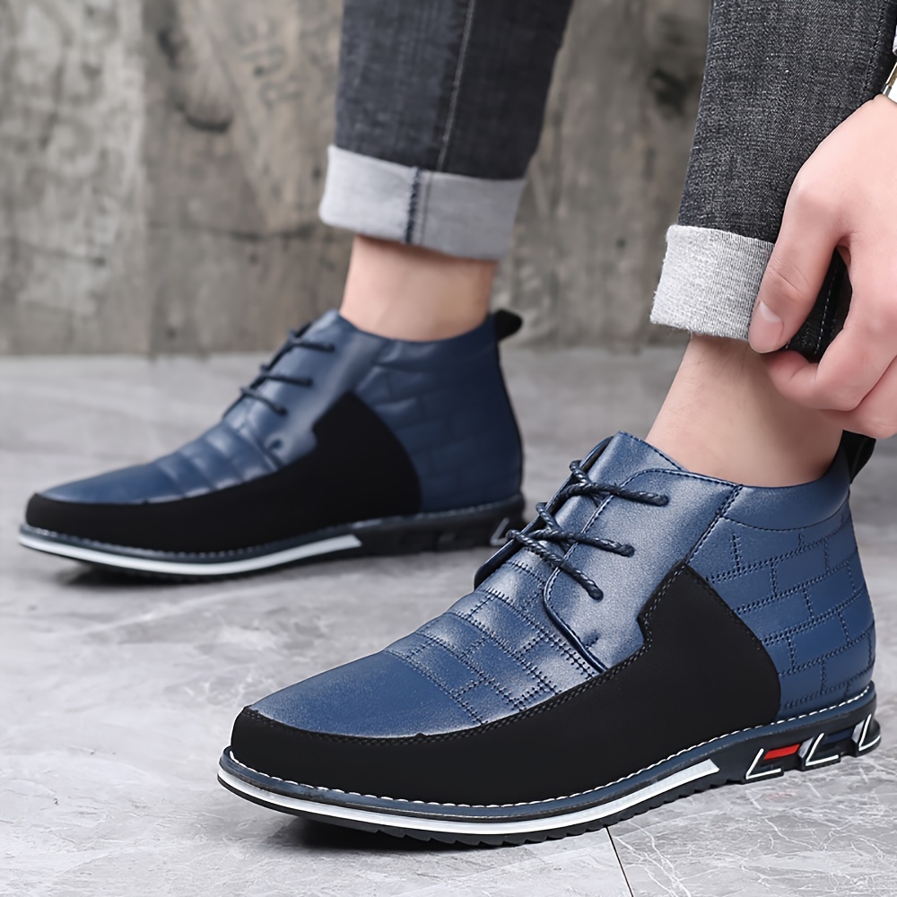 Cosidram Men Casual Loafers Shoes Boots Walking Driving Sneakers Luxury High Top For Male Business Office Dress Outdoor Shop The Latest Trends Temu details 17