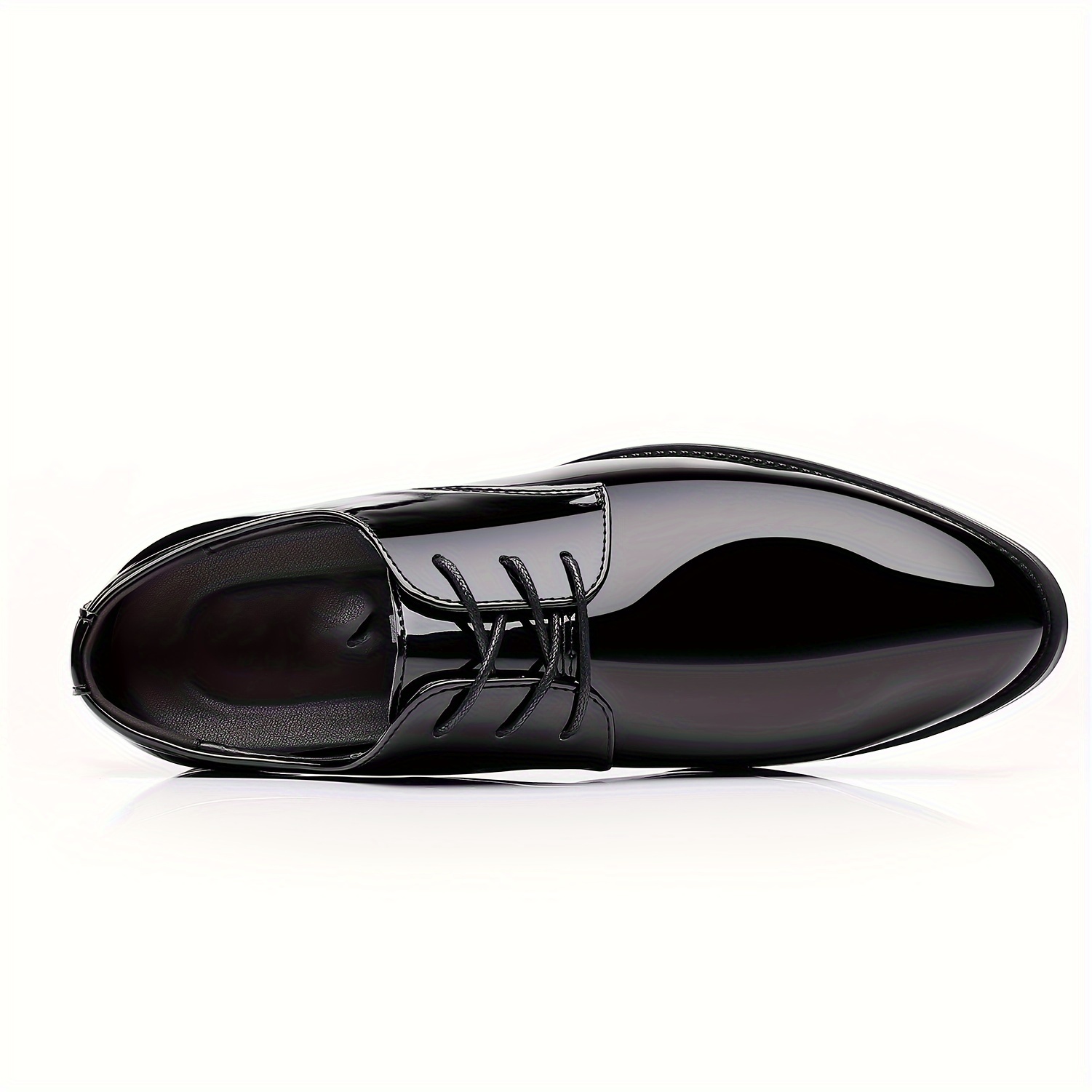 Mens Patent Leather Tuxedo Shoes Formal Dress Shoes Shop On Temu And start Saving Temu details 8