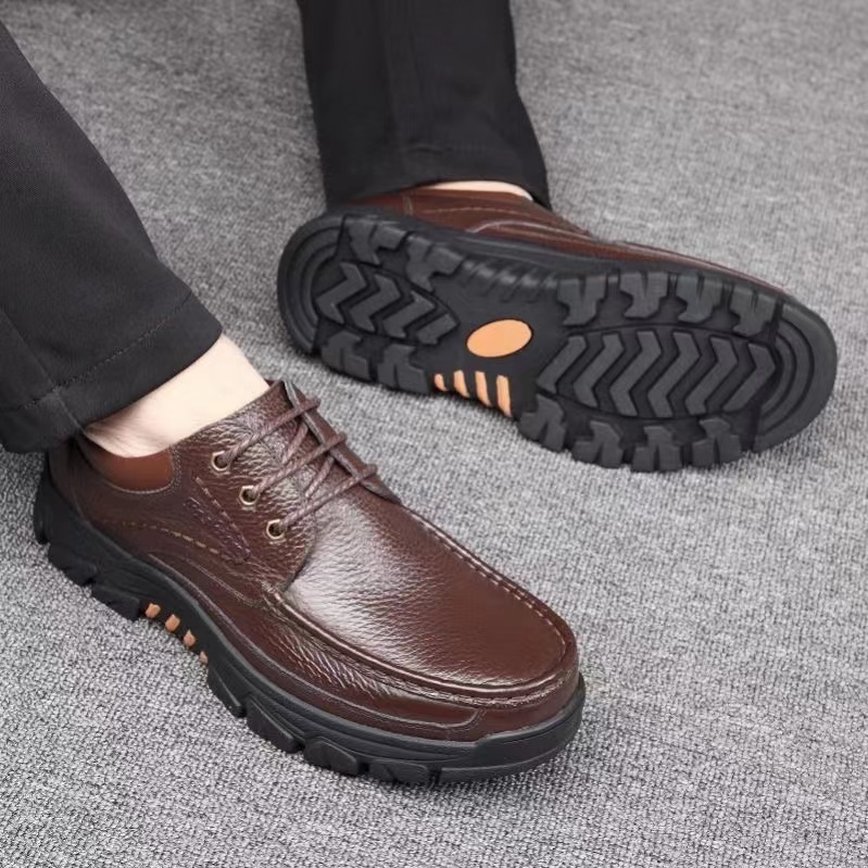 mens dress shoes durable non slip oxford shoes formal shoes for wedding business party details 10