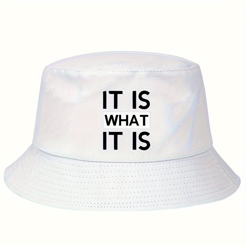 hip hop printed reversible bucket hat for men spring summer travel double sided bucket hat details 1