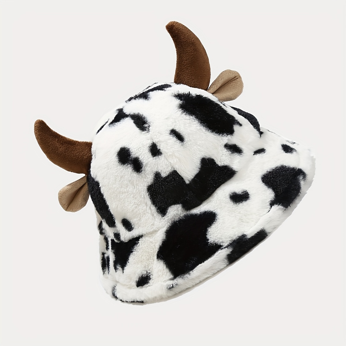 adorable trendy   hat for autumn winter horns   warm fisherman hat details 0