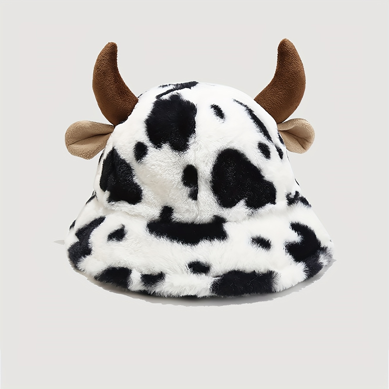 adorable trendy   hat for autumn winter horns   warm fisherman hat details 2