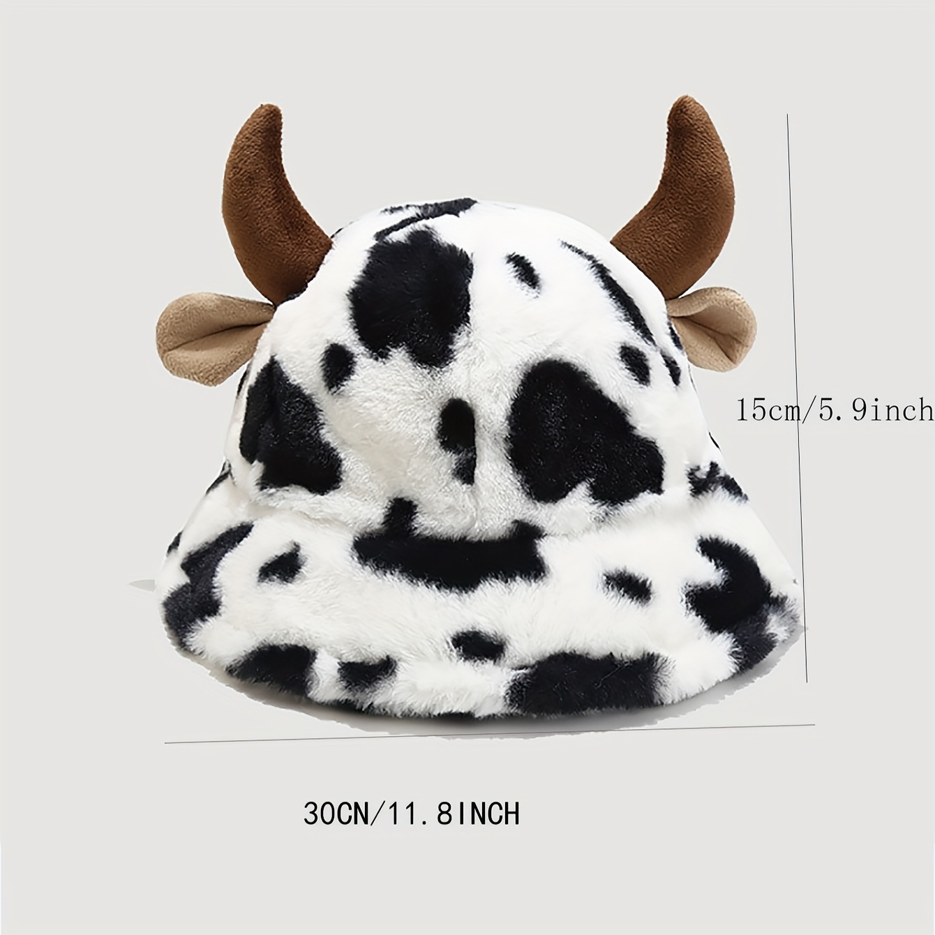 adorable trendy   hat for autumn winter horns   warm fisherman hat details 3