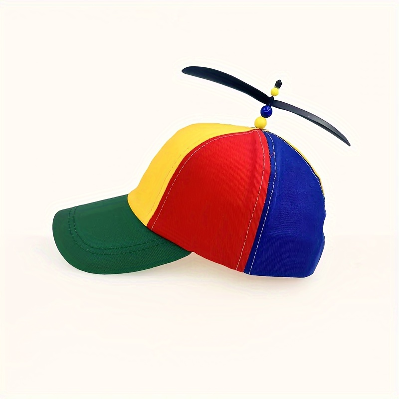 creative detachable propeller baseball cap for spring and summer outdoor travel details 4